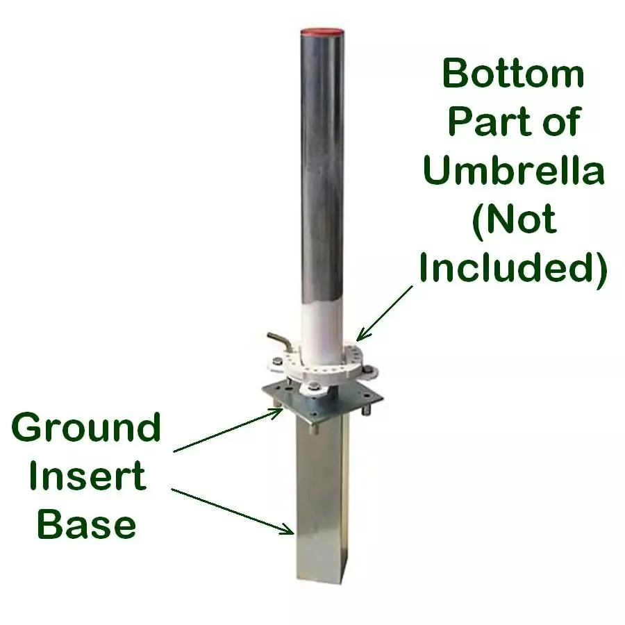 Sidepost Umbrella Ground Insert Base