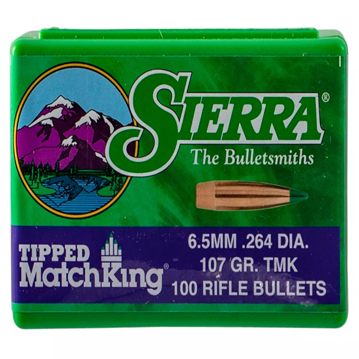 Sierra Tipped Matchking 6.5mm 107 Gr TMK 100/Box