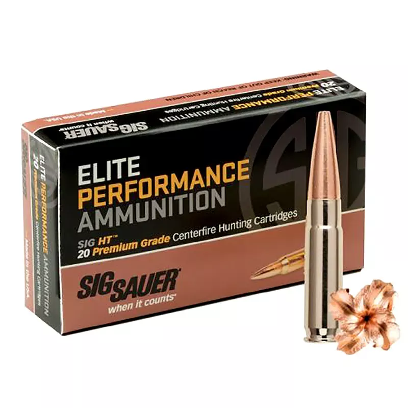 Sig Sauer 300 Blk 120 Gr. HT Elite Hunting SC OTM 20 Per Box