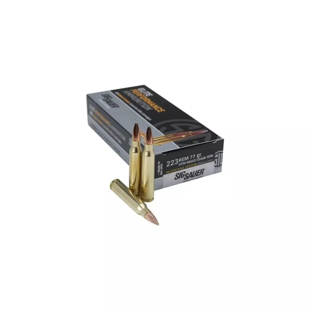 Sig Sauer Elite Match Grade .223 Remington 77 Gr. 20/Box