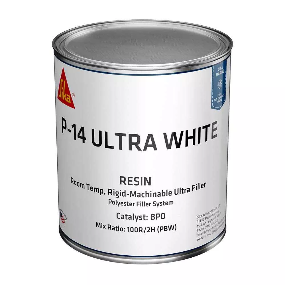 Sika SikaBiresin AP014 White Base Quart Can BPO Hardener Required - 606127