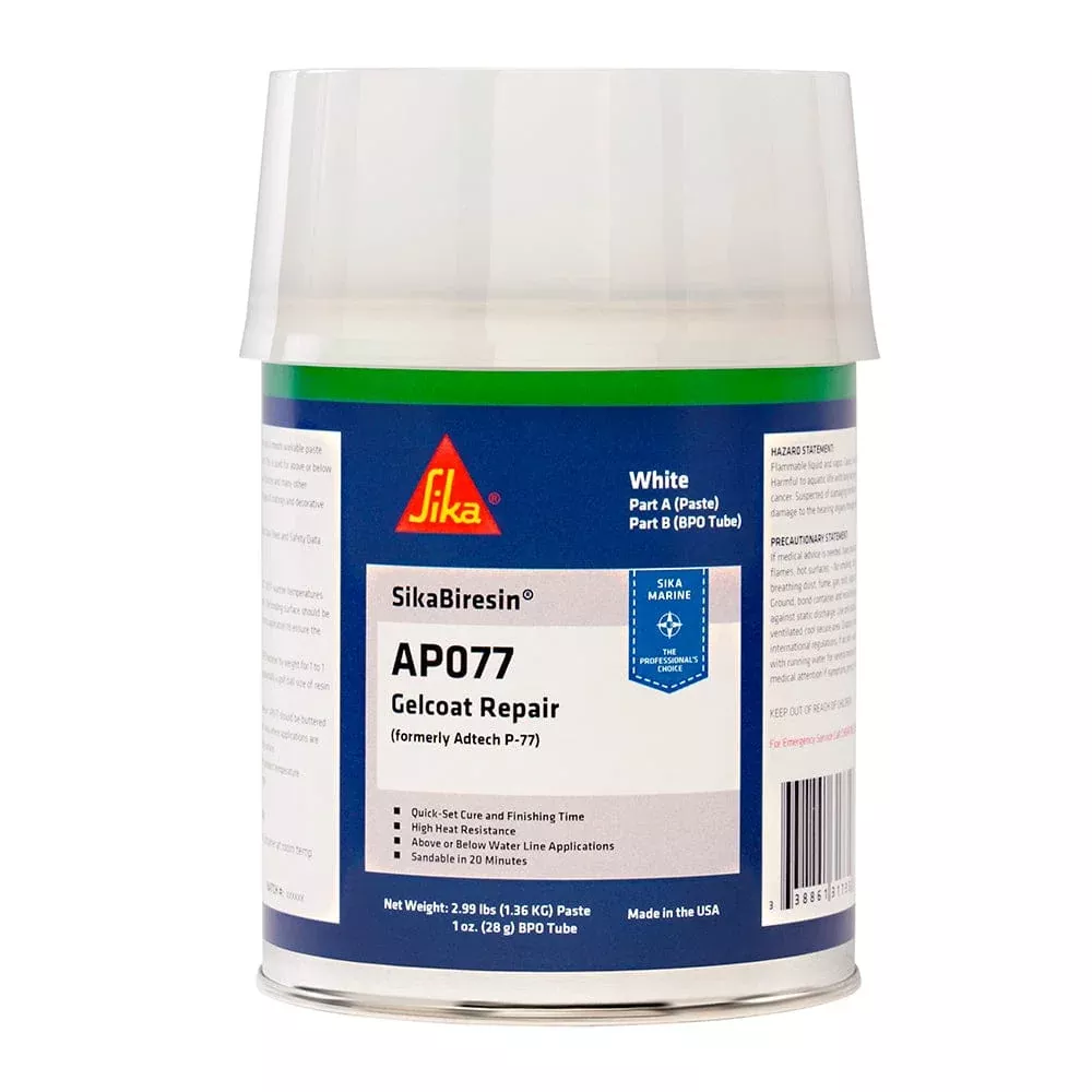 Sika SikaBiresin AP077 + BPO Cream Hardener – White – Quart