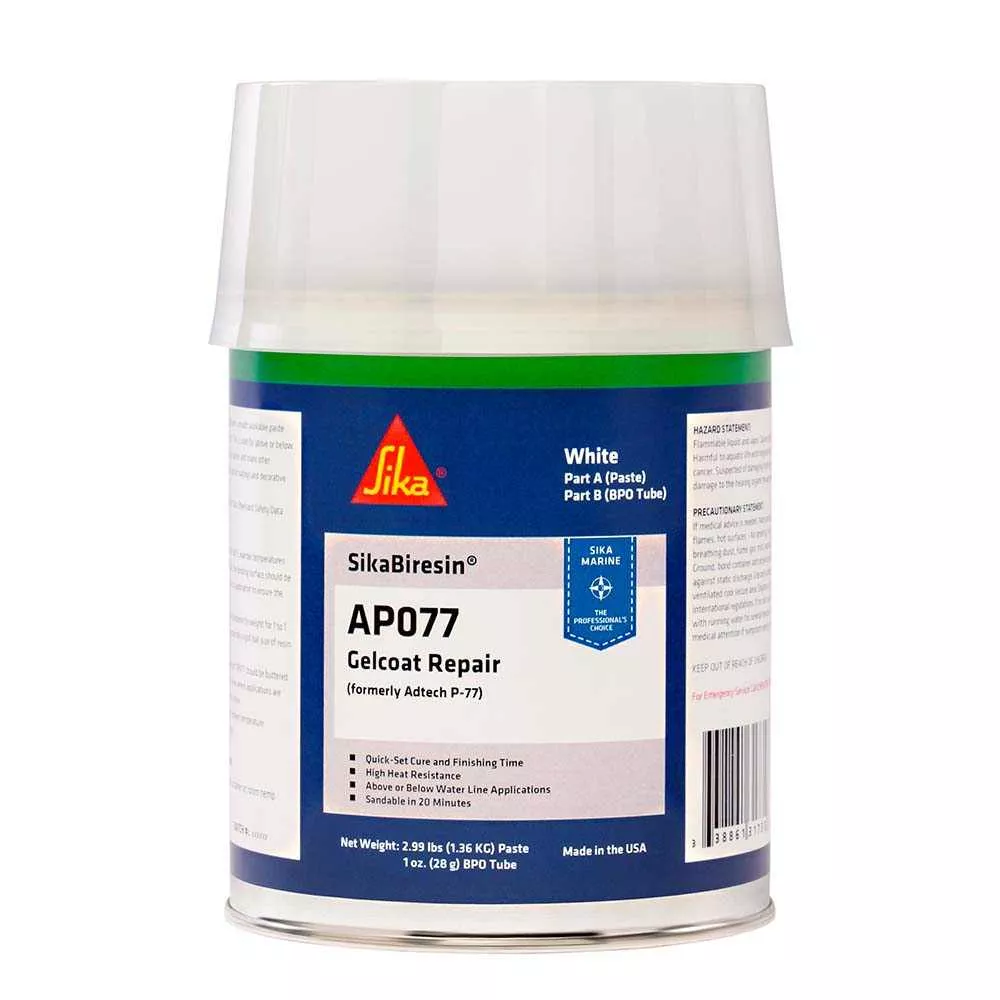 Sika SikaBiresin AP077 White Quart BPO Hardener Required - 609801