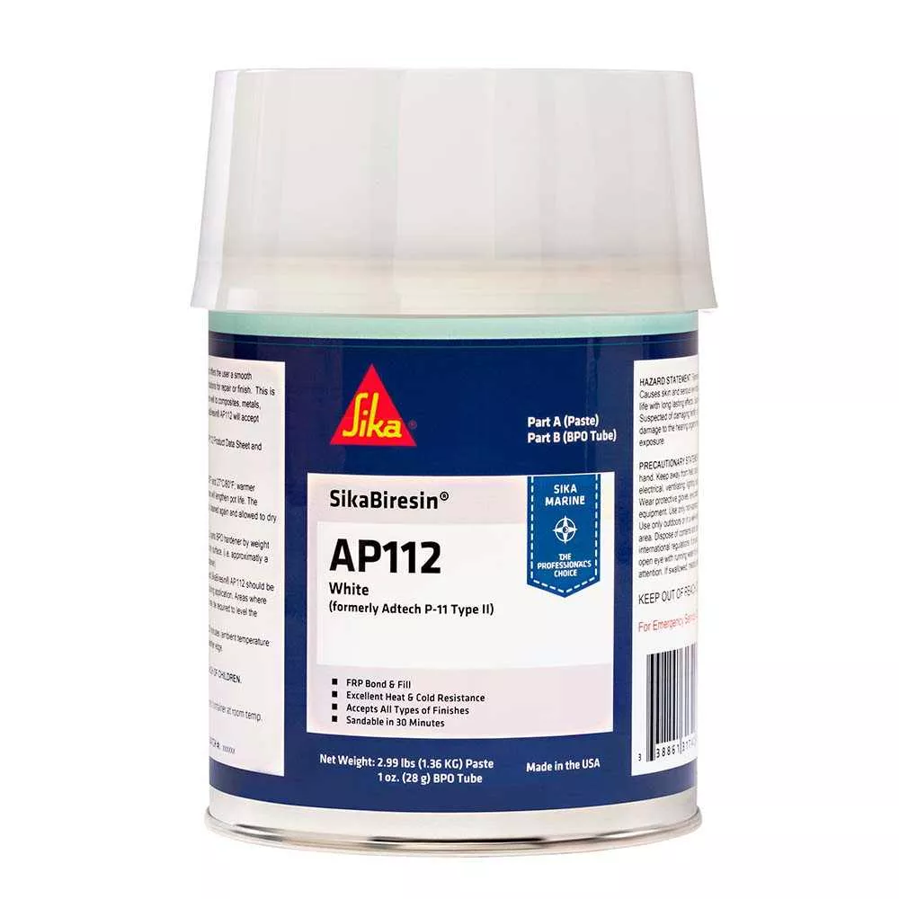 Sika SikaBiresin AP112 White Quart BPO Hardener Required - 609802
