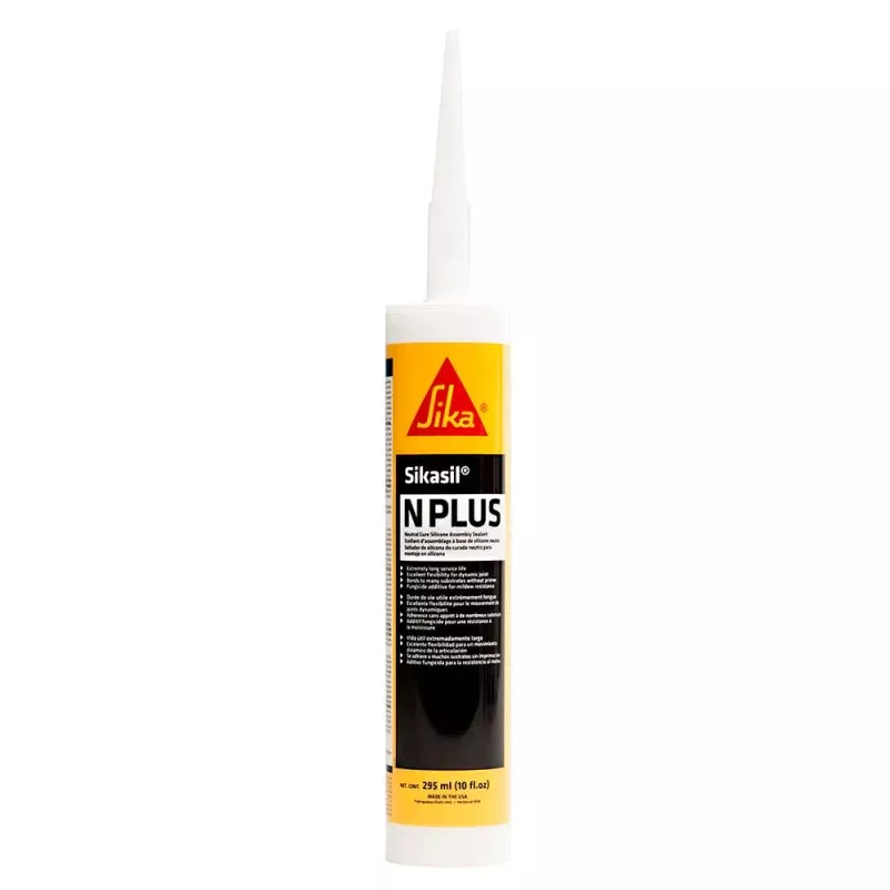 Sika Sikasil-N Plus White 10oz w/Nozzle