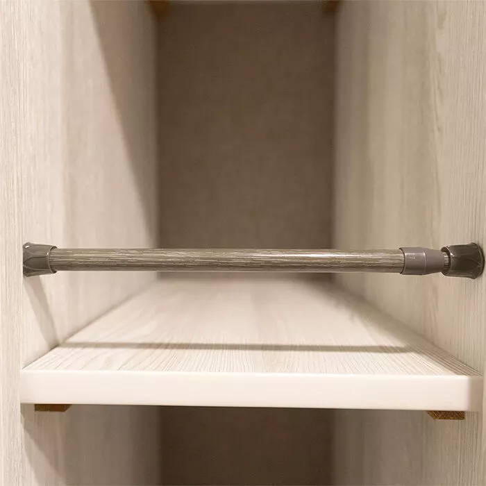 Simple Nest Gray Cupboard Bars, 10"-17", 3-Pack