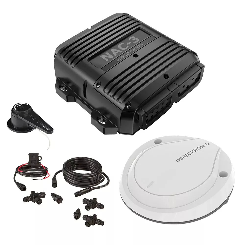 Simrad NAC-3 Autopilot Core Pack – NAC-3, Precision-9, RF25N & N2k Starter Kit [000-13336-001]