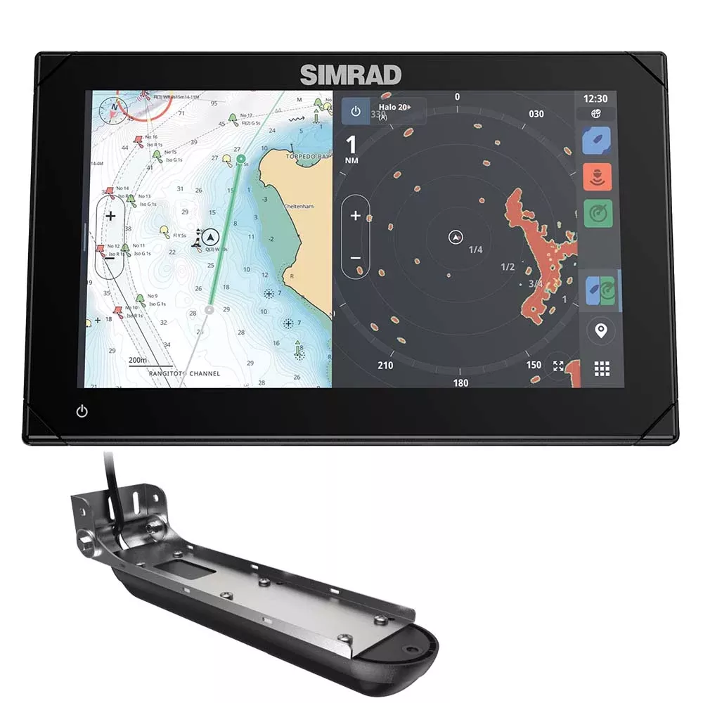 Simrad NSX 3009 9″ Combo ChartplotterFishfinder w/Active Imaging 3-in-1 Transducer [000-15366-001]