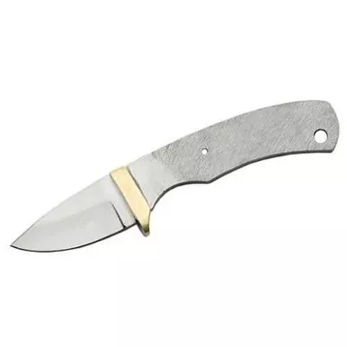 Small Drop Point Stainless Full Tang Knife Blade Blank