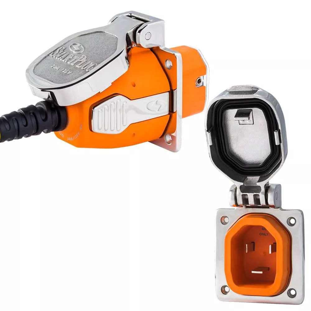 SmartPlug 30 Amp Boatside Inlet & Plug Combo Stainless Steel- B30ASSYNT