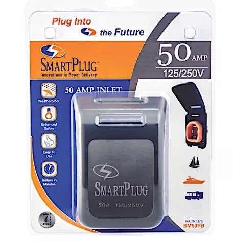 SmartPlug 50 Amp Inlet 125/250V• BM50PB