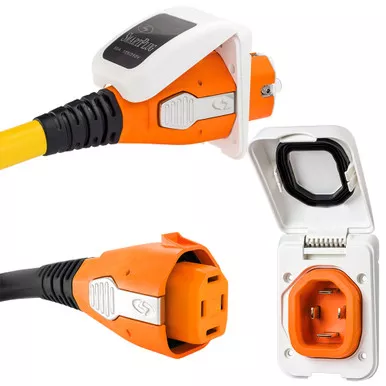 SmartPlug 50 Amp Shore Power Inlet and Cord Connector Combo