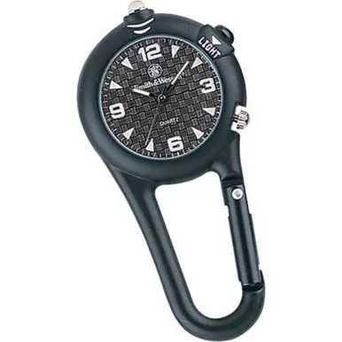 Smith & Wesson Black Carabiner Clip Watch LED Light