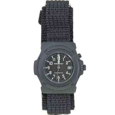 Smith & Wesson Black Face Lawman Mens Watch