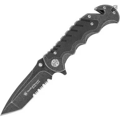 Smith and Wesson Border Guard Tanto Linerlock Knife