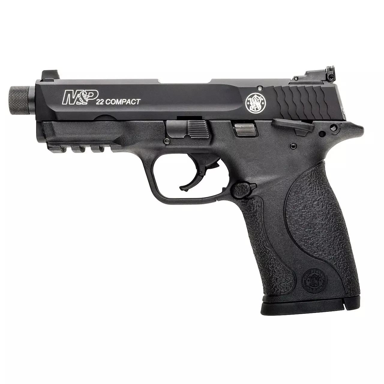Smith & Wesson M&P22 Compact Suppressor Ready 3.56″ 22 LR Pistol