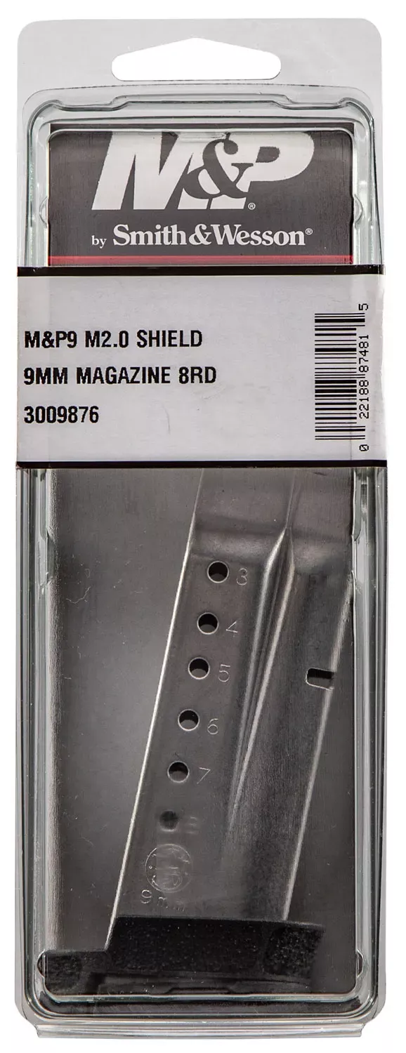 Smith & Wesson M&P9 Shield M2.0 Magazine 9mm Steel 8-Round