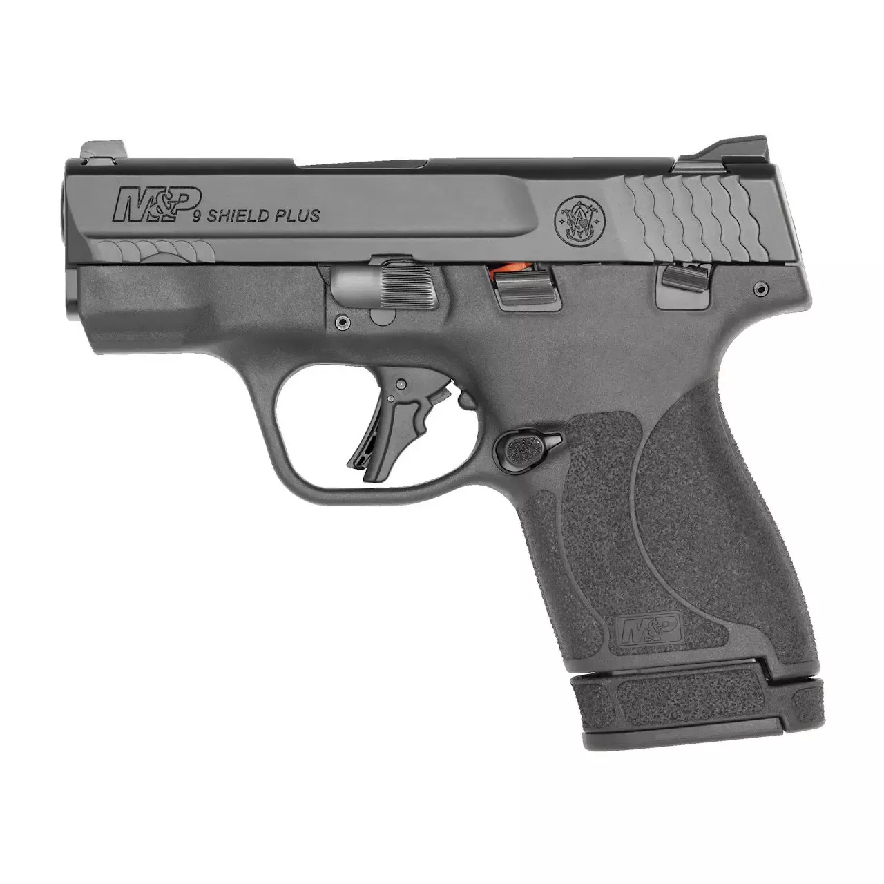 Smith & Wesson M&P9 Shield Plus Thumb Safety 9mm Pistol 3.125″ Black 13246