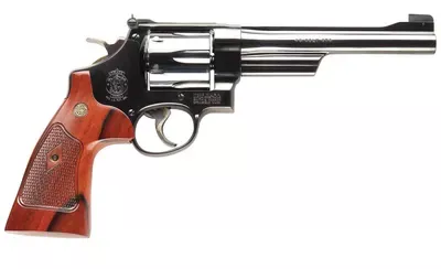 Smith & Wesson Model 25 Classic .45 Long Colt 6.5″ BBL Blue Wood Grip 6 Rd Revolver