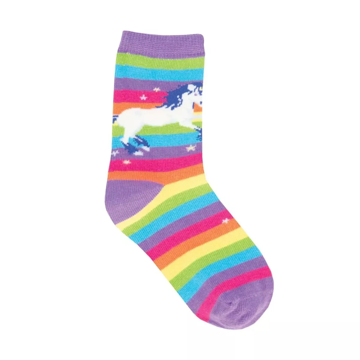 SockSmith Kid's"Magical Unicorn" Lavender Socks