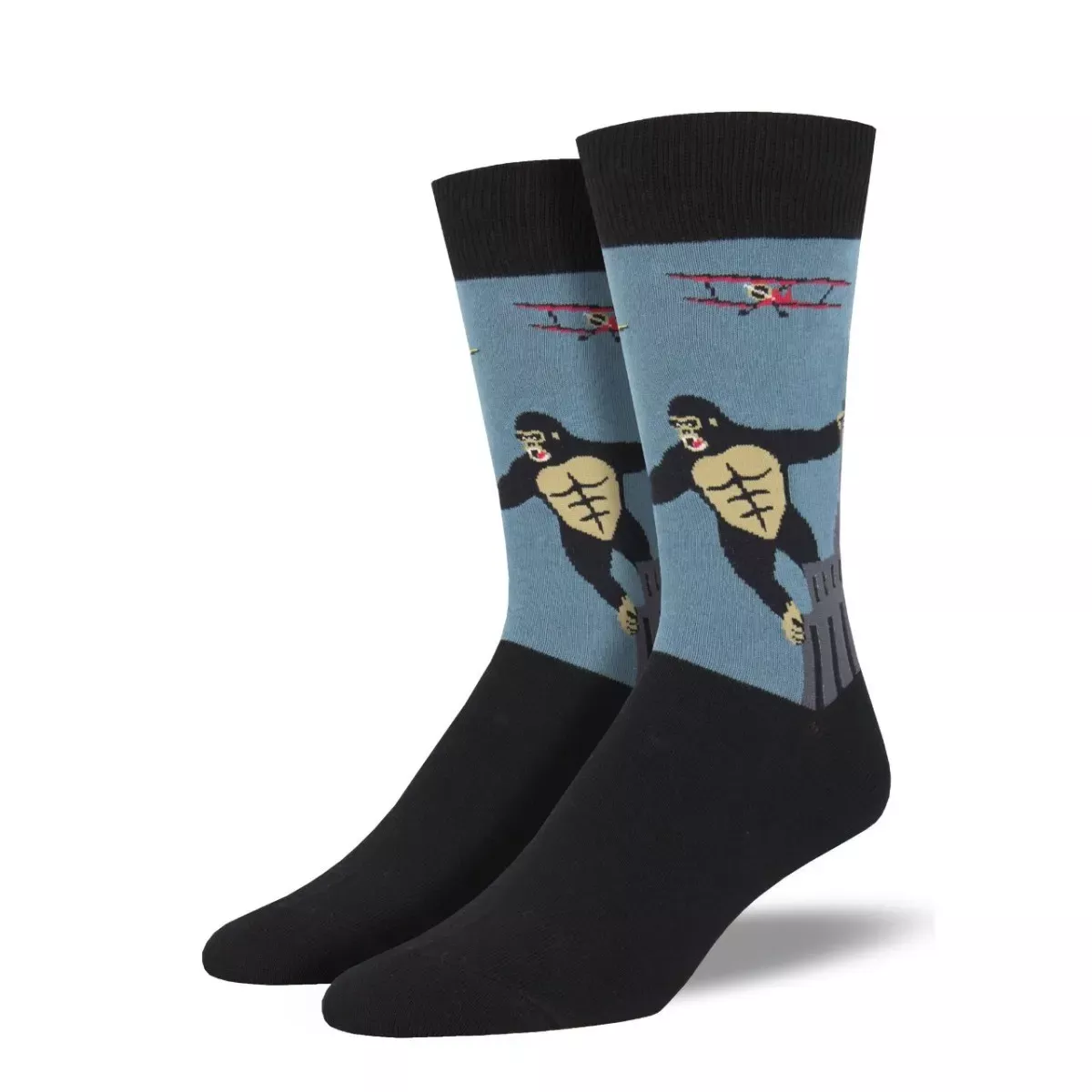 SockSmith Men's "King Kong" Blue Socks