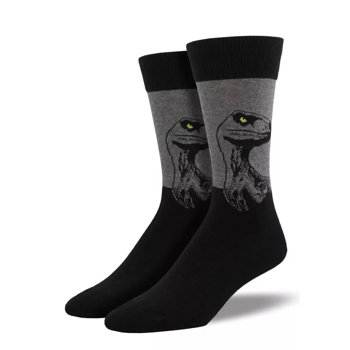 SockSmith Men's "Raptor" Heather Grey Socks