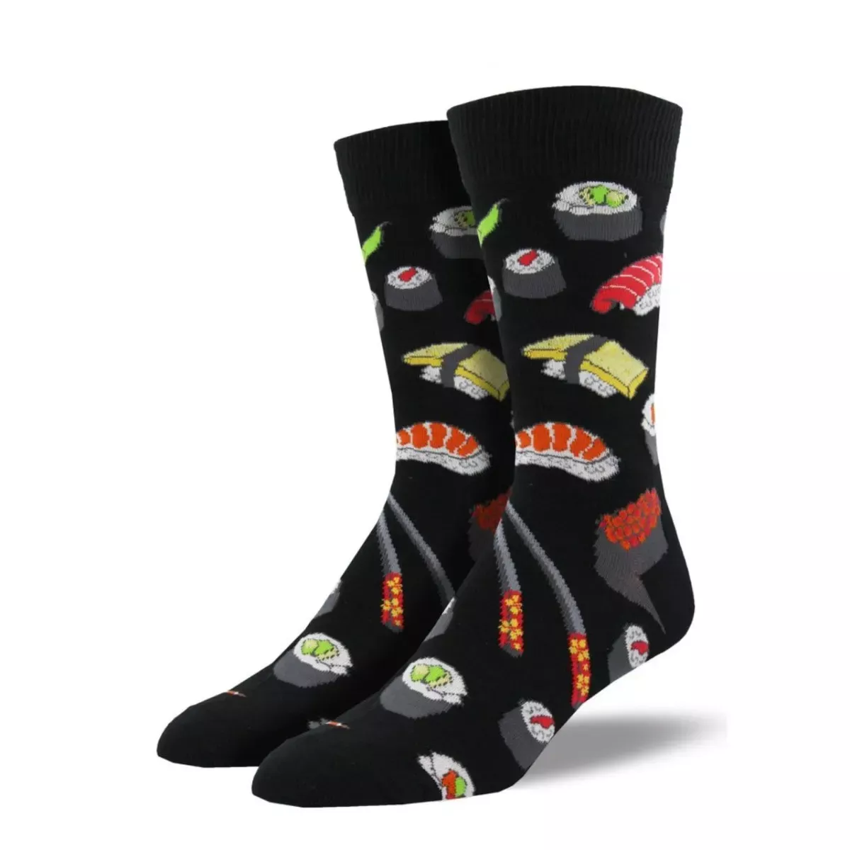 SockSmith Men's "Sushi" Black Socks