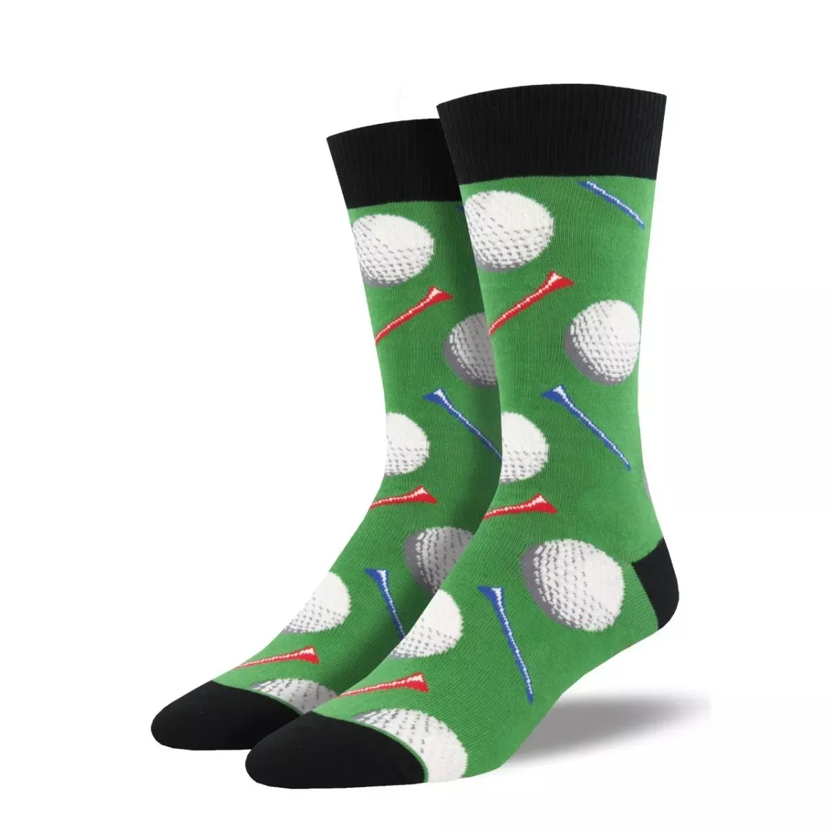 SockSmith Men's "Tee It Up" Green Socks