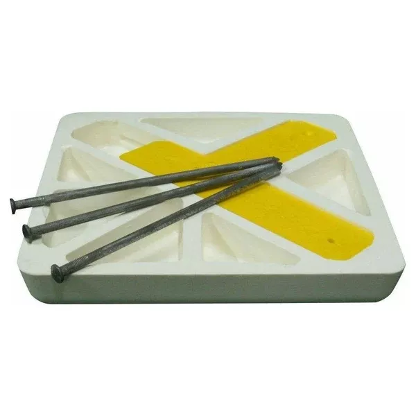 Soft Touch Set Of 15” Spike Down Base Covers W/ Double First Base And Mounting System S15DBL-SET