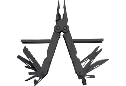 SOG MULTI-TOOL POWERLOCK BLACK OXIDE W/SHEATH 18 TOOLS
