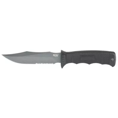 SOG Seal Pup Black Serrated Fixed Blade Knife
