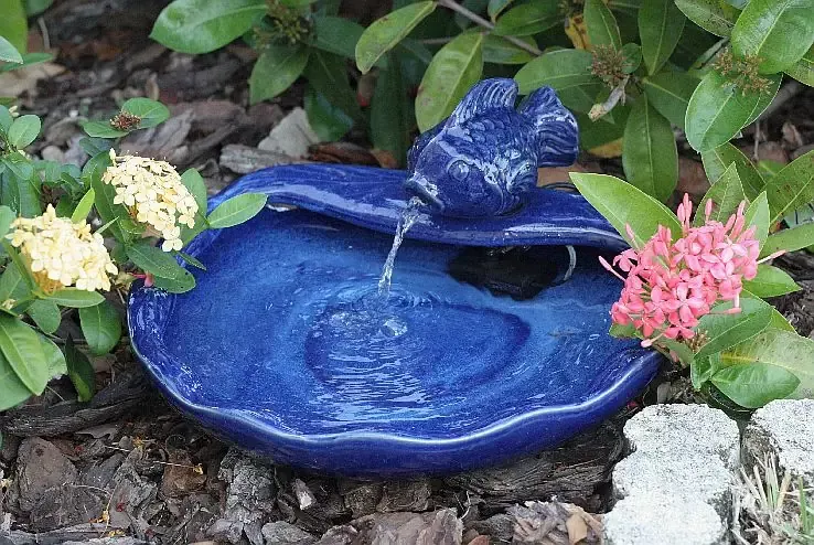 Solar Koi Solar Fountain