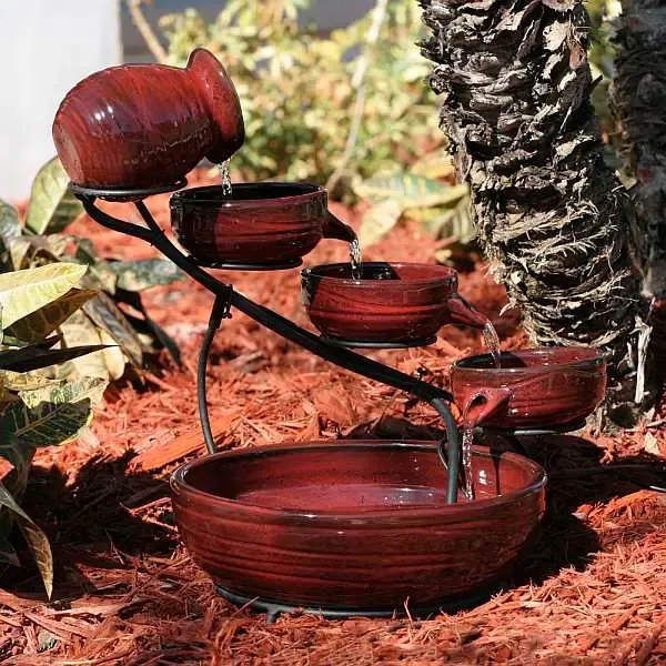 Solar Lava Cascade Fountain - 23941R01