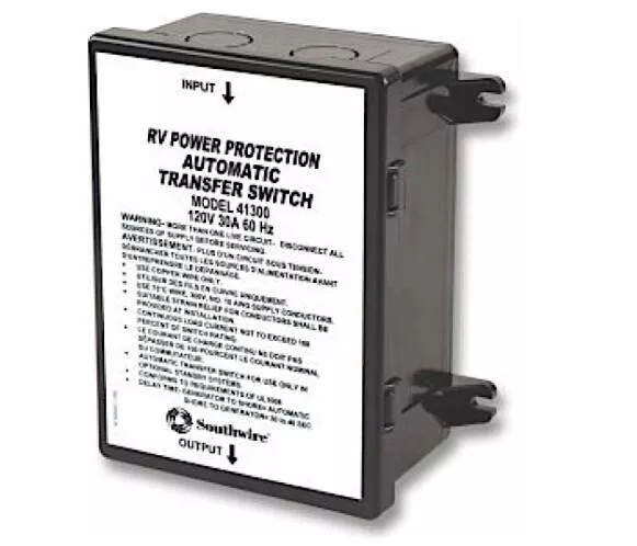 SouthwireRV Power Protection Automatic Transfer Switch 30 Amp• 41300