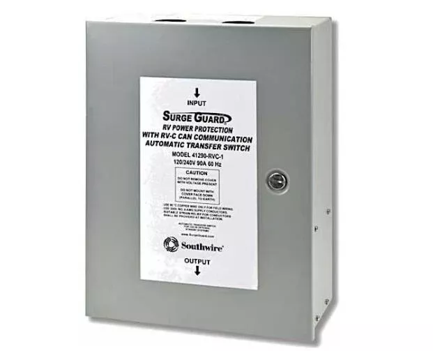 SouthwireRV Power Protection With RV-C Communication Automatic Transfer Switch• 41390RVC
