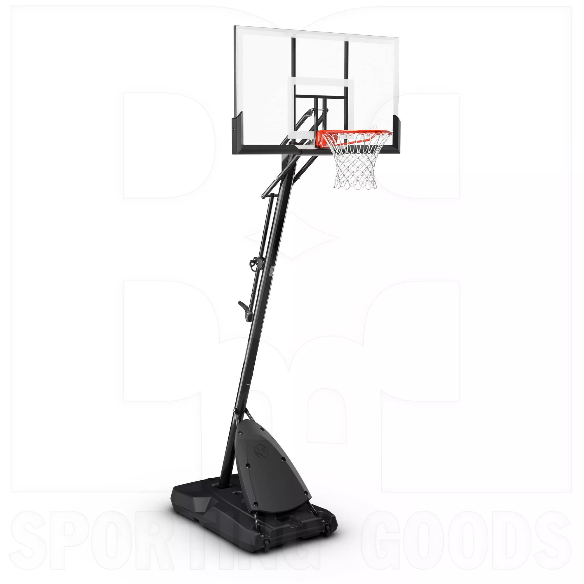 Spalding Portable Basketball Hoop with Shatter-Proof Polycarbonate Backboard 54"