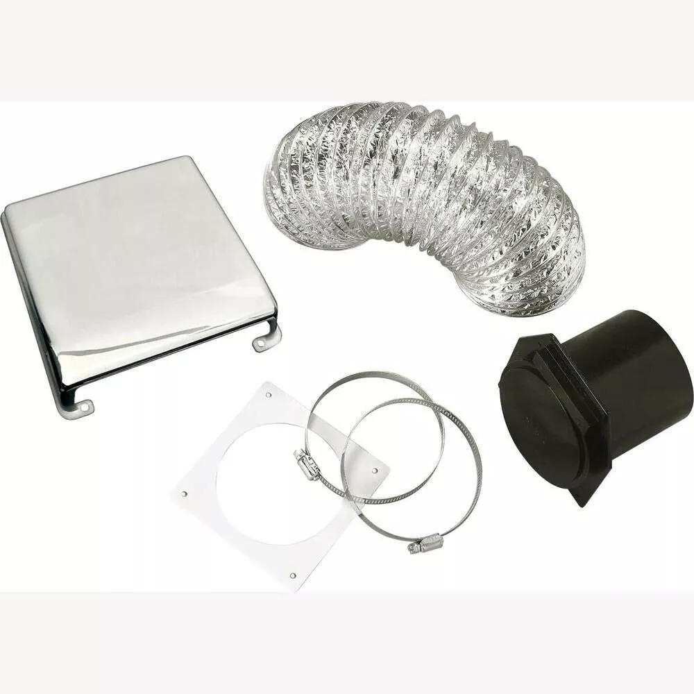 Splendide Dryer Vent Kit - Chrome Plated