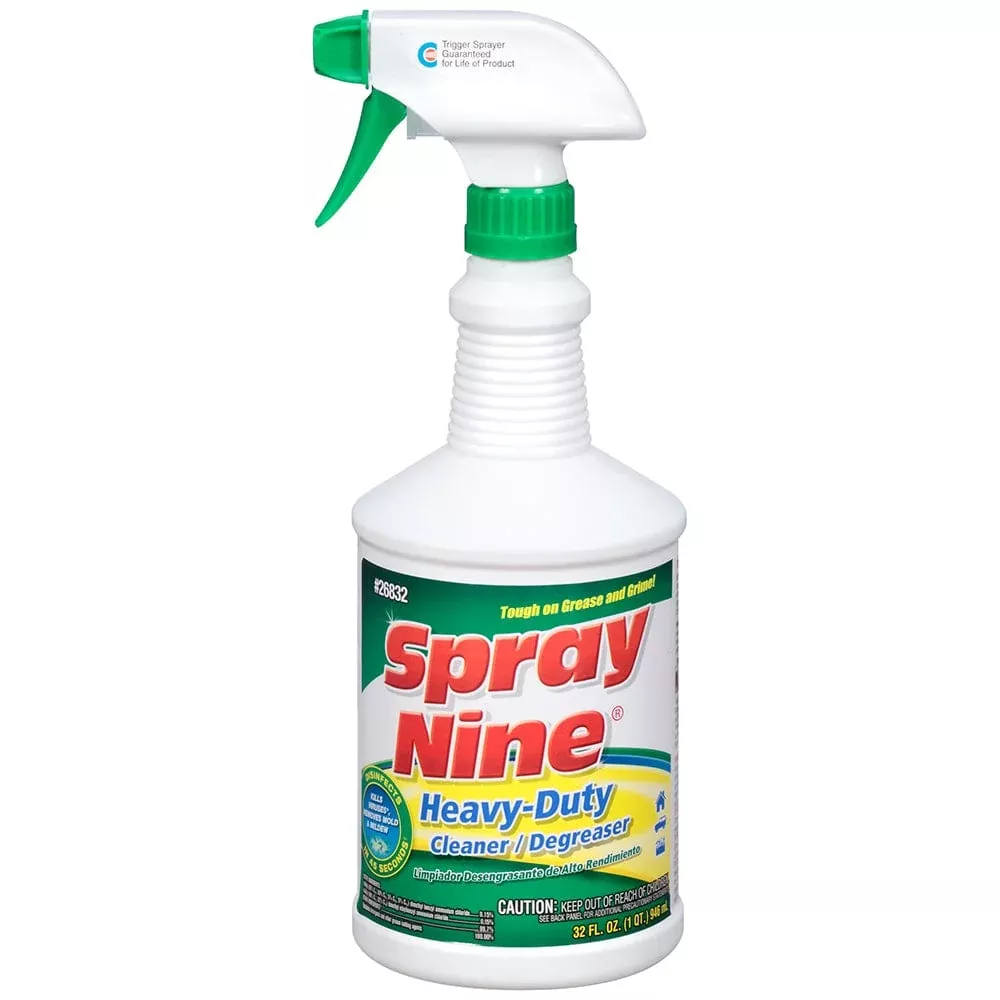 Spray Nine Tough Task Cleaner, Degreaser & Disinfectant - 32oz Round Bottle