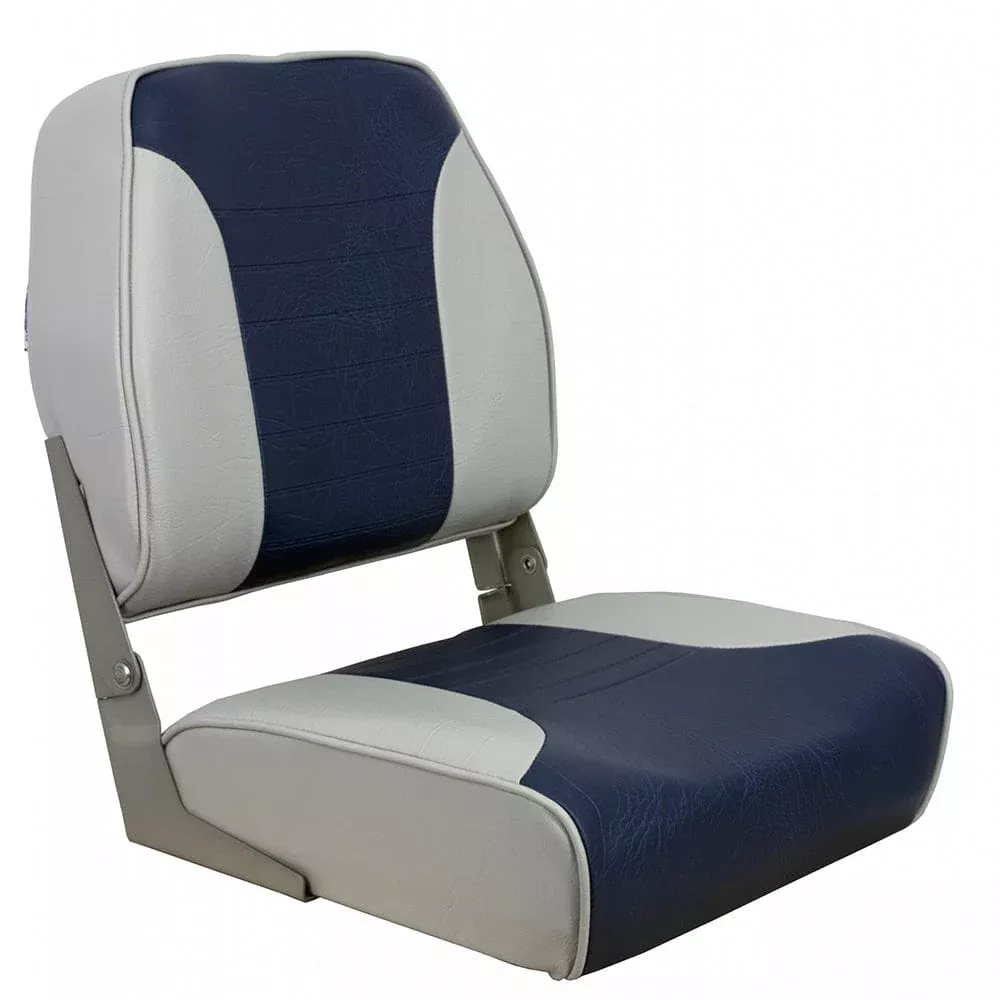 Springfield Economy Multi-Color Folding Seat – Grey/Blue