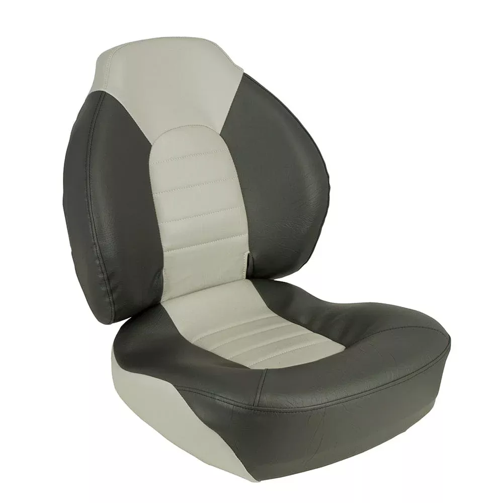 Springfield Fish Pro Mid Back Folding Seat – Charcoal/Grey