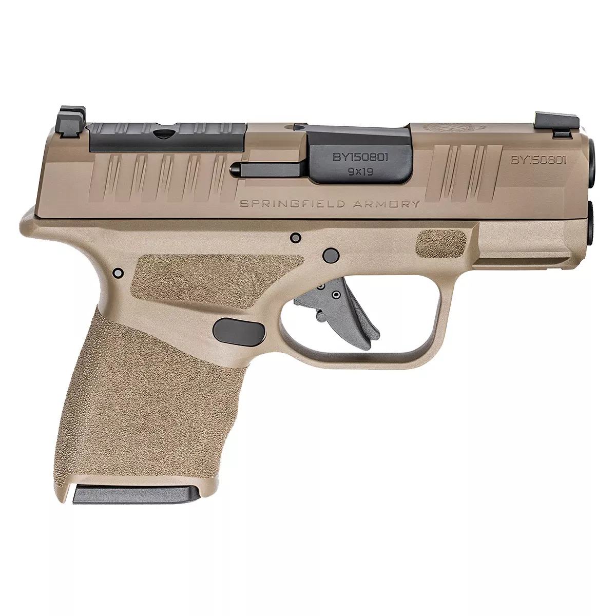 Springfield Hellcat Micro-Compact OSP 9MM Pistol, Desert Flat Dark Earth 3″
