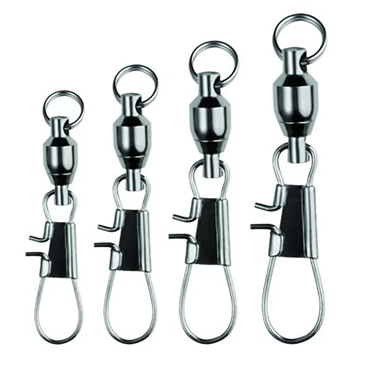 SPRO Ball Bearing Swivel, Split Ring with Interlock Snap-2-14 lb.