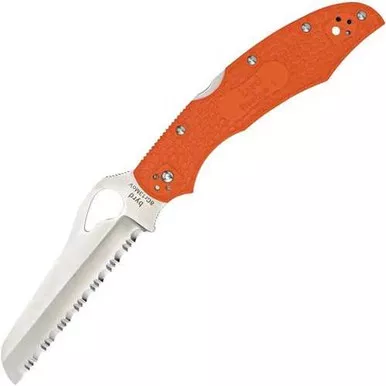 Spyderco Byrd Cara Cara 2 Rescue FRN Lockback Knife