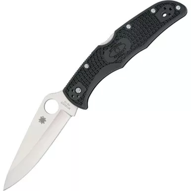Spyderco Endura 4 Black FRN Plain Edge Knife