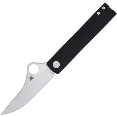Spyderco Essenza Black Aluminum Folding Knife