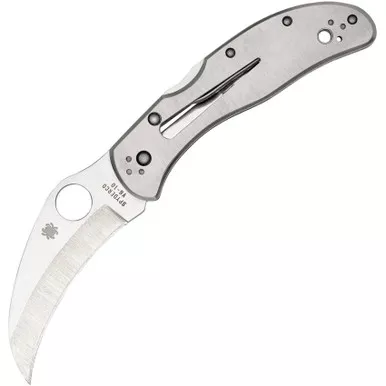 Spyderco Harpy Clipit Stainless Hawkbill Knife