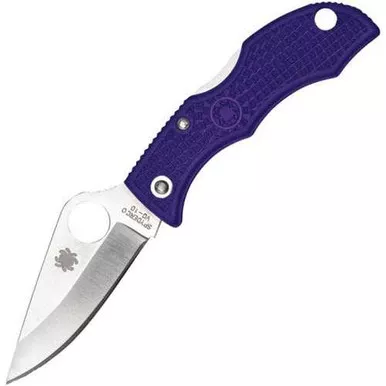 Spyderco Ladybug 3 Lockback Purple FRN Folding Knife