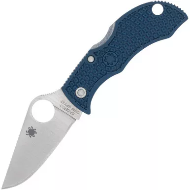 Spyderco Manbug Cobalt Blue FRN Folding Knife