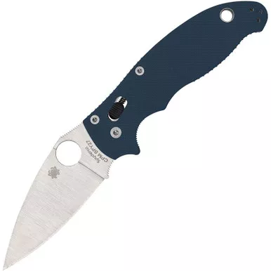 Spyderco Manix 2 Blue G-10 Folding Knife