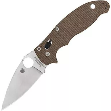 Spyderco Manix 2 Cru-Wear Micarta Folding Knife